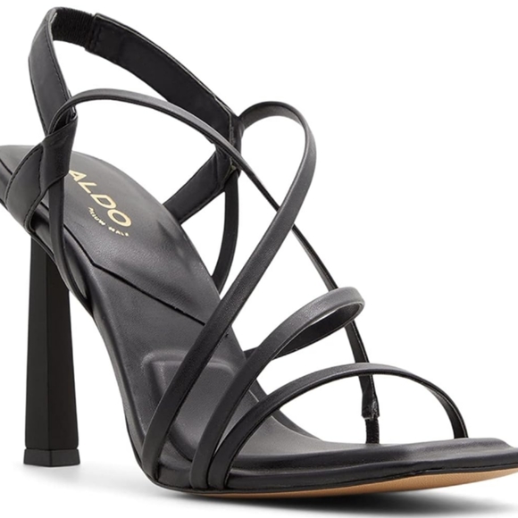 Alto Amelia NWT Black Slender Elegant Sandals - Picture 7 of 7